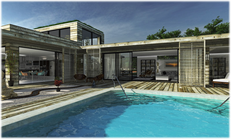 warterfall dream house